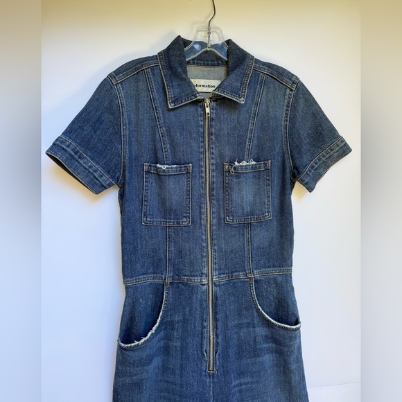 Reformation Georgia Denim Jumpsuit - Picture 5 of 7